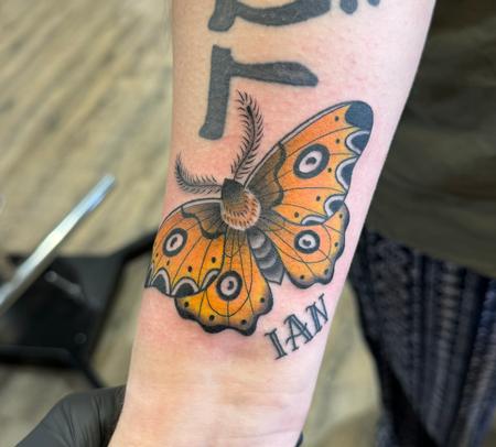 Jessica Johnson - Moth Tattoo